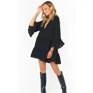 Show Me Your Mumu Viola Mini Dress Women’s XS Black